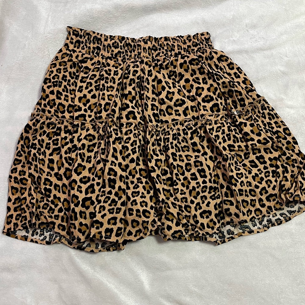 Cheetah Print Skirt